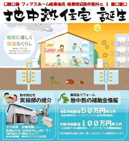 体感モデル公開中【地中熱住宅　誕生】